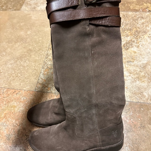 Frye Knee-high Suede Riding Boots - Picture 2 of 8